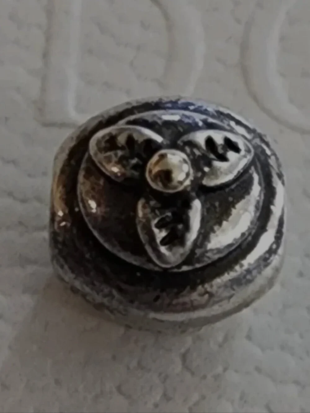 Authentic Pandora Two-Tone Cupcake Charm
